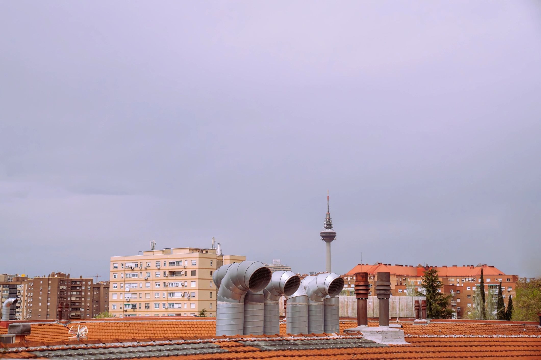 Commercial rooftop ventilation and HVAC equipment